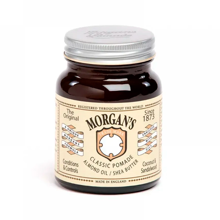 Morgan’s Classic Pomade with Almond Oil and Shea — класична помада з мигдальною олією та маслом ши, 100 г